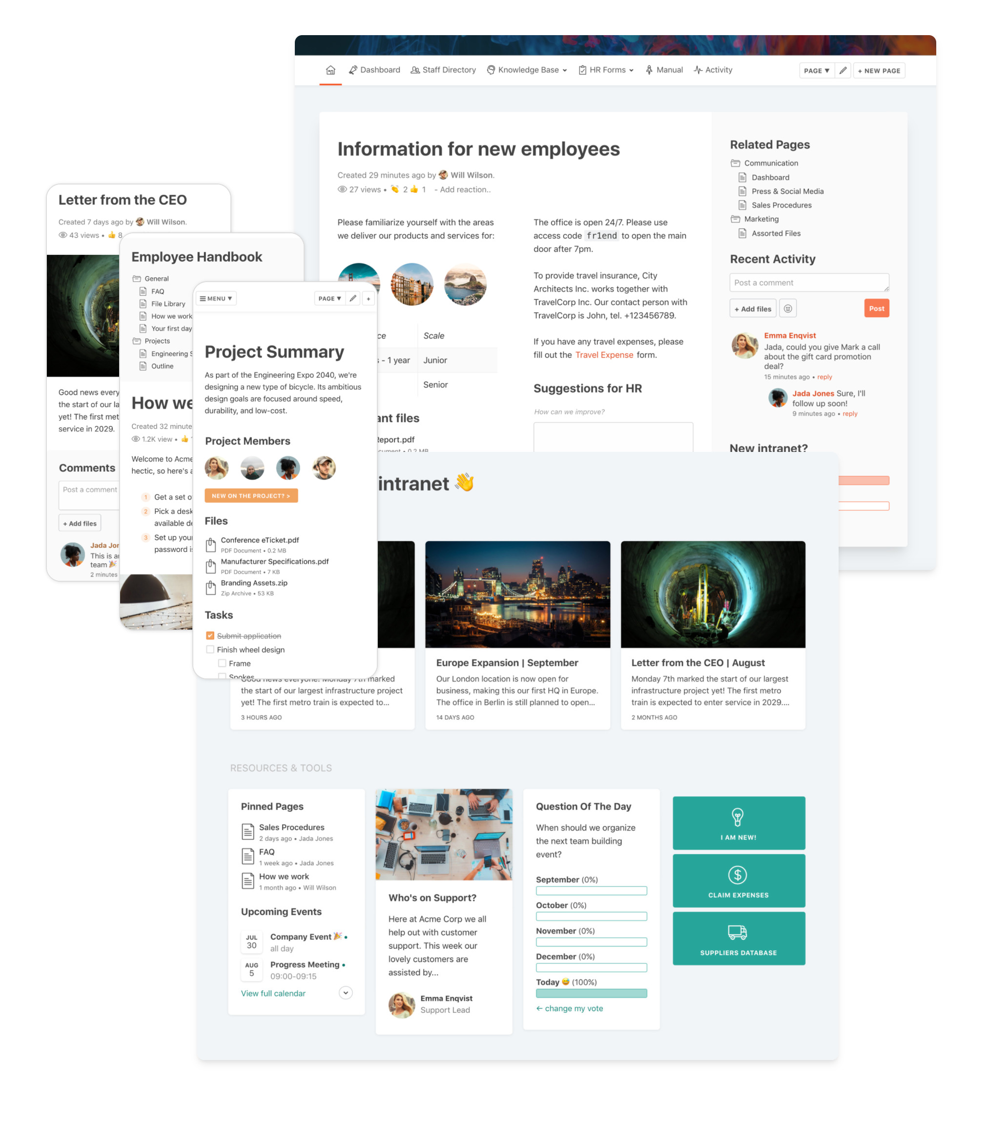 Company Intranet Software